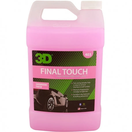 REMOVEDOR DE MARCAS Y MANCHAS DE AUTOMOVIL ( FINAL TOUCH ) , 1 GALON , MOD 403G01 , 3D - HNL INDUSTRIAL TOOLS